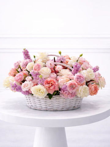Blush Garden Basket