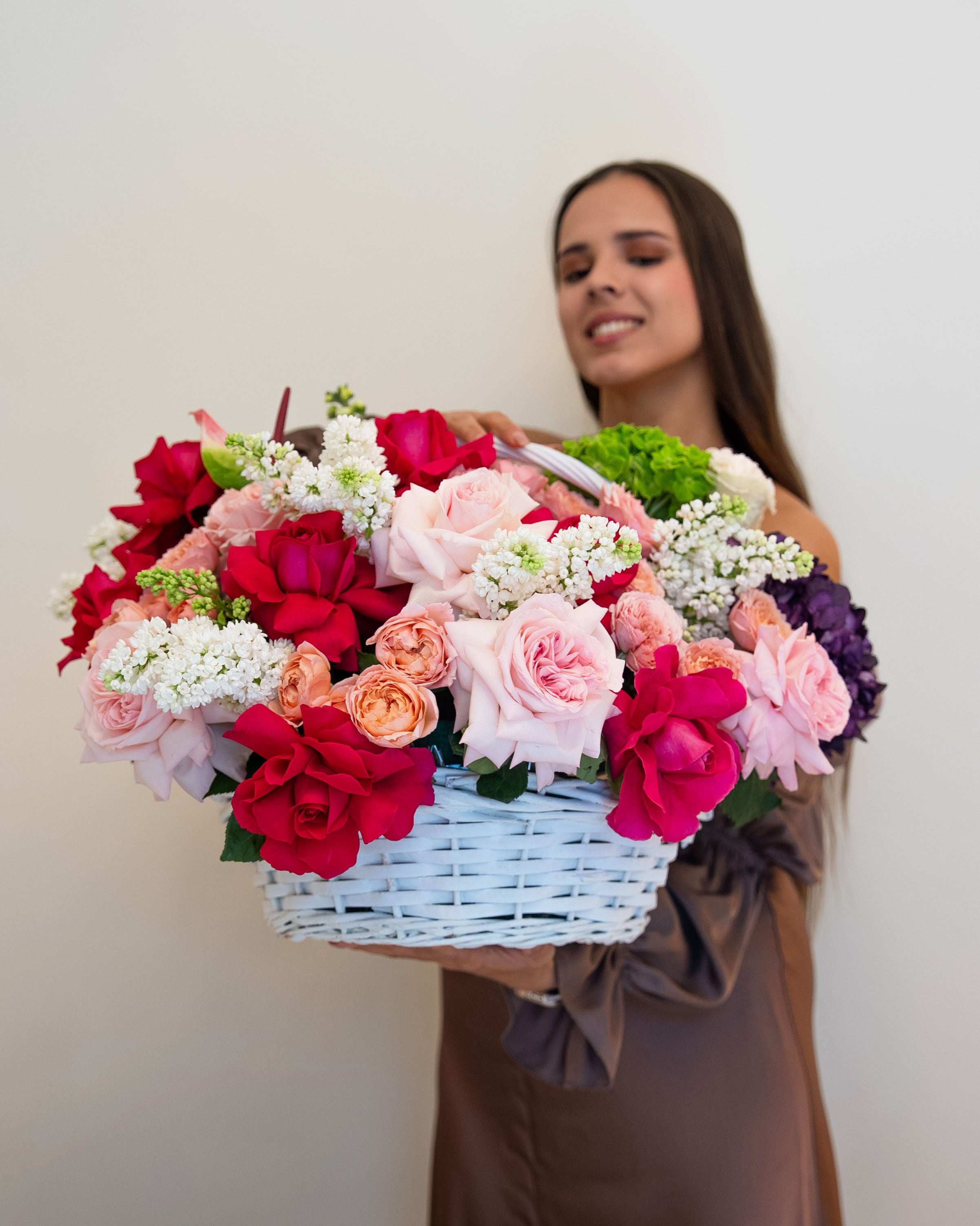 Blush Garden Basket