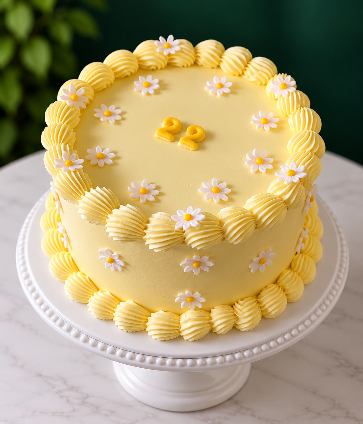 Sunshine Daisy Cake