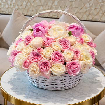 Floral Elegance Basket