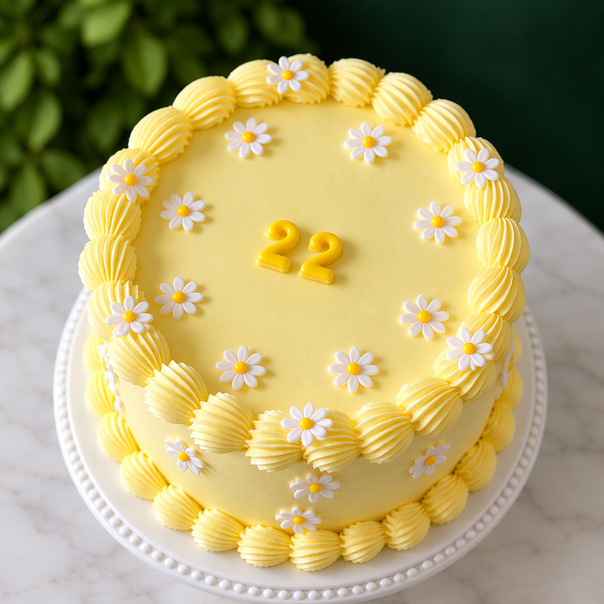 Sunshine Daisy Cake