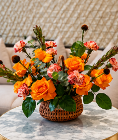 Sunrise Flower Basket