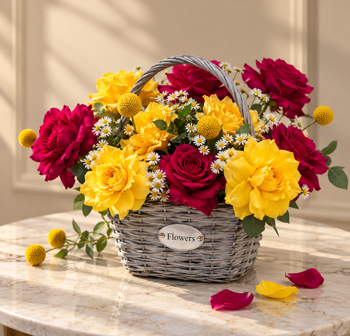 Sunlit Glow Basket