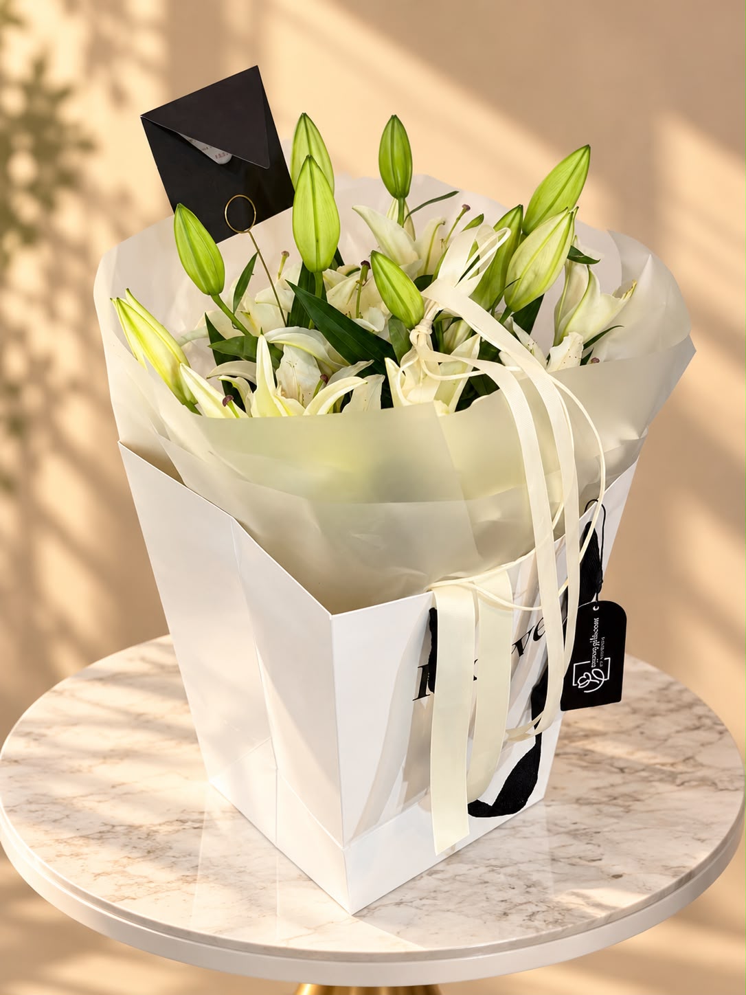 Pristine White Lily