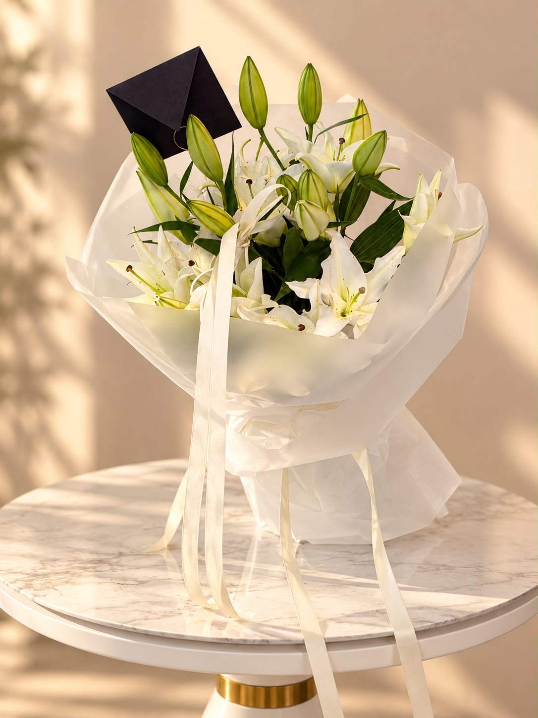 Pristine White Lily
