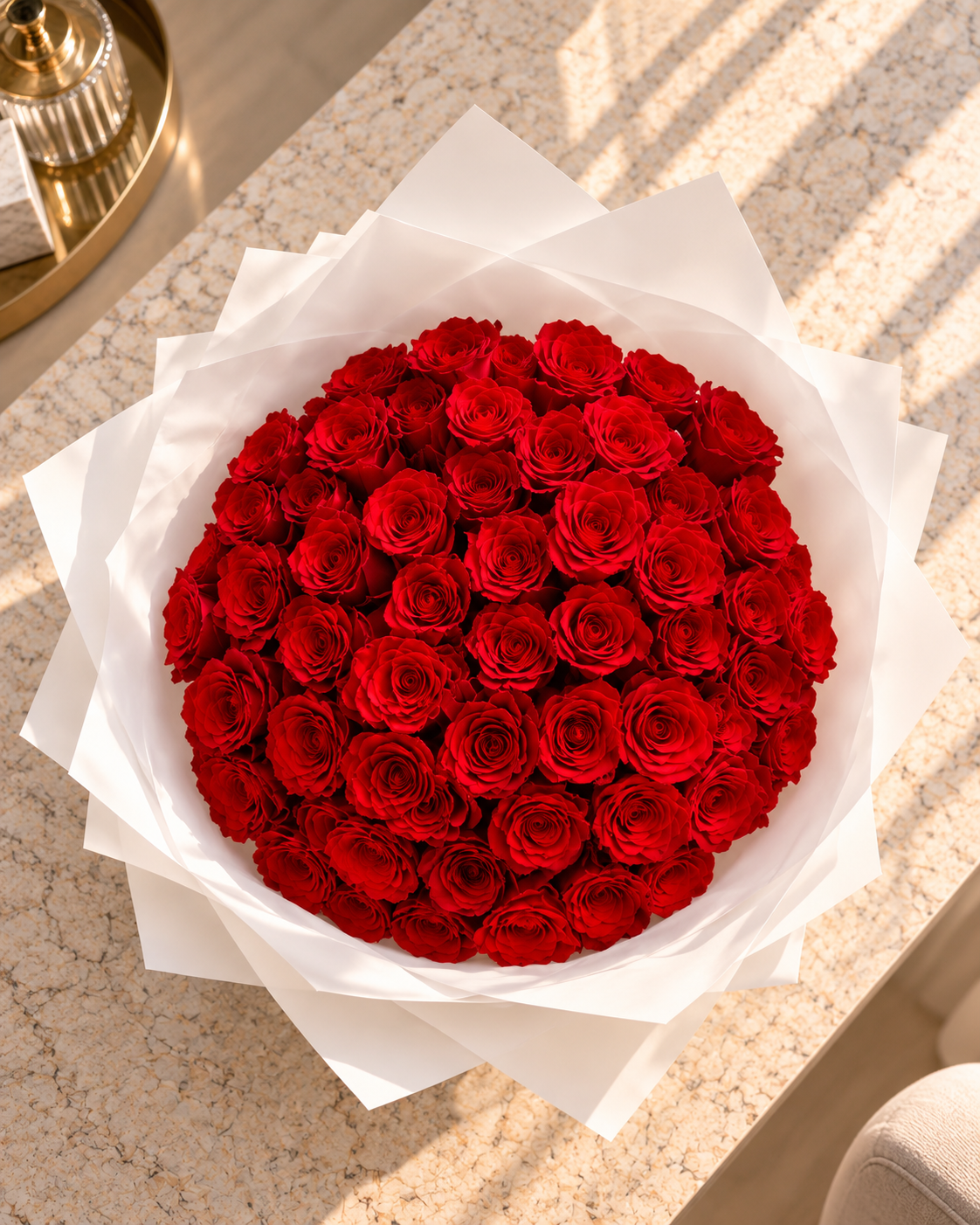 Grand Crimson Passion – Luxury Red Rose Bouquet