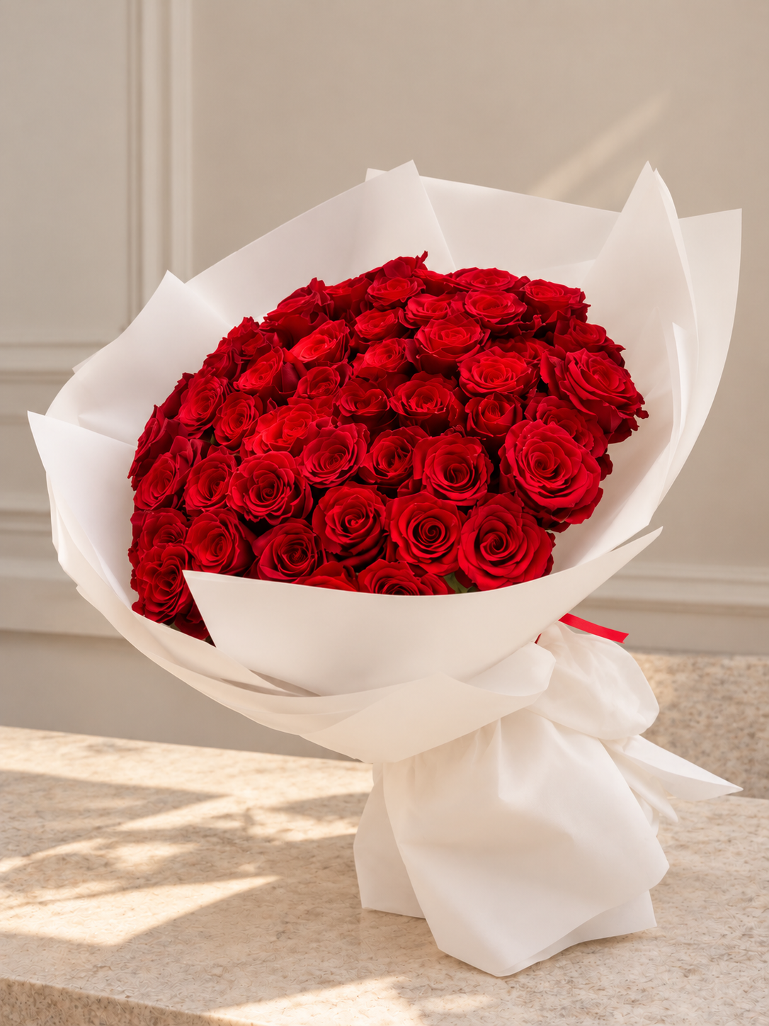 Grand Crimson Passion – Luxury Red Rose Bouquet